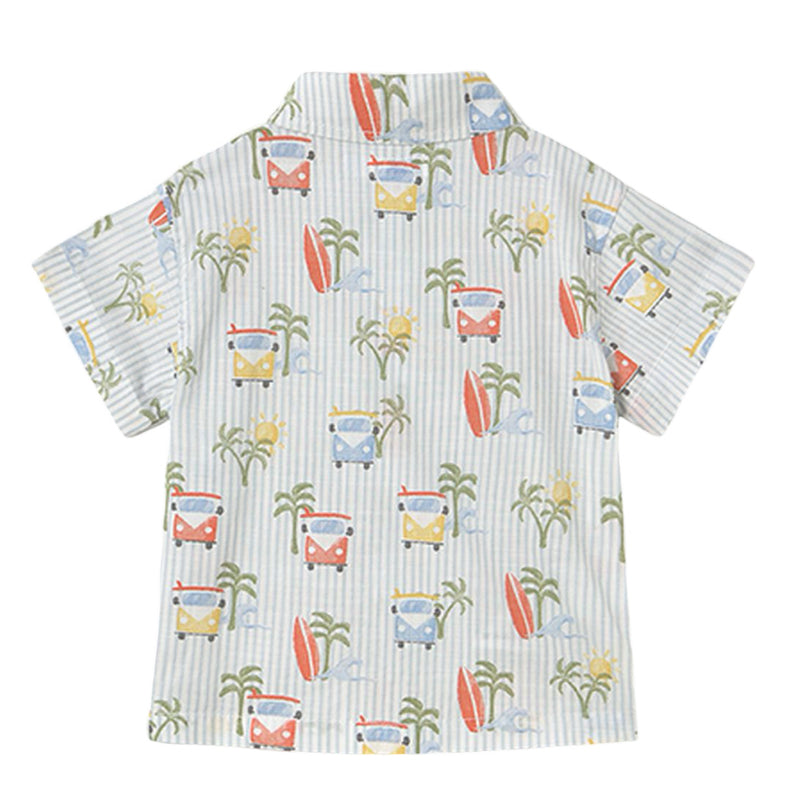 Summer Surfboard Buttondown Shirt