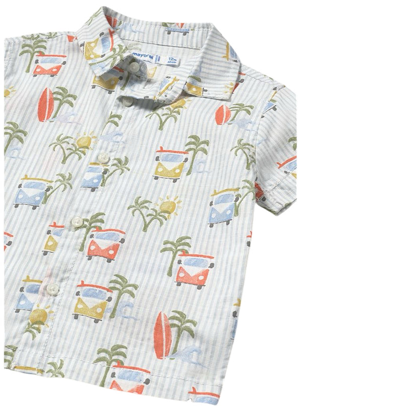 Summer Surfboard Buttondown Shirt