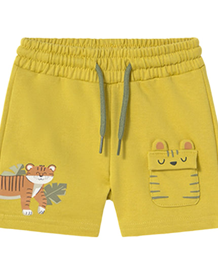 Gold Tiger Bermuda Shorts