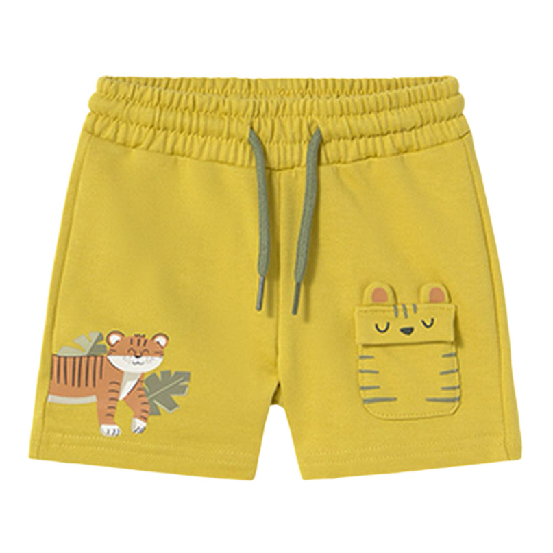 Gold Tiger Bermuda Shorts