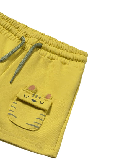 Gold Tiger Bermuda Shorts