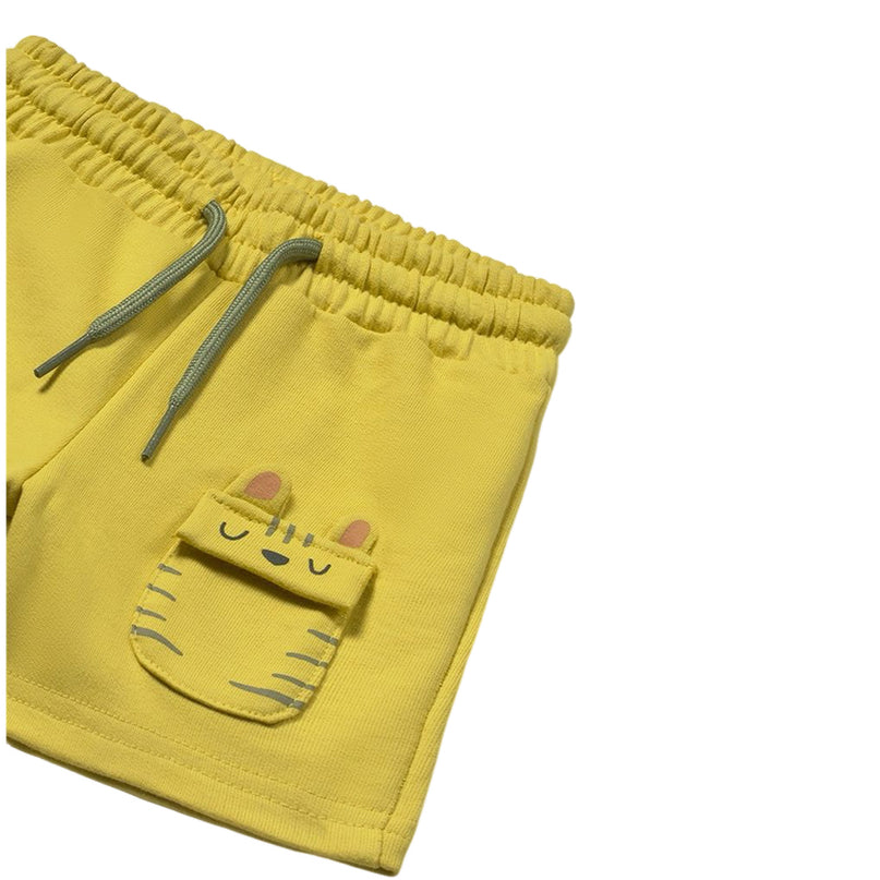 Gold Tiger Bermuda Shorts