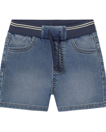 Medium Soft Denim Bermuda Shorts