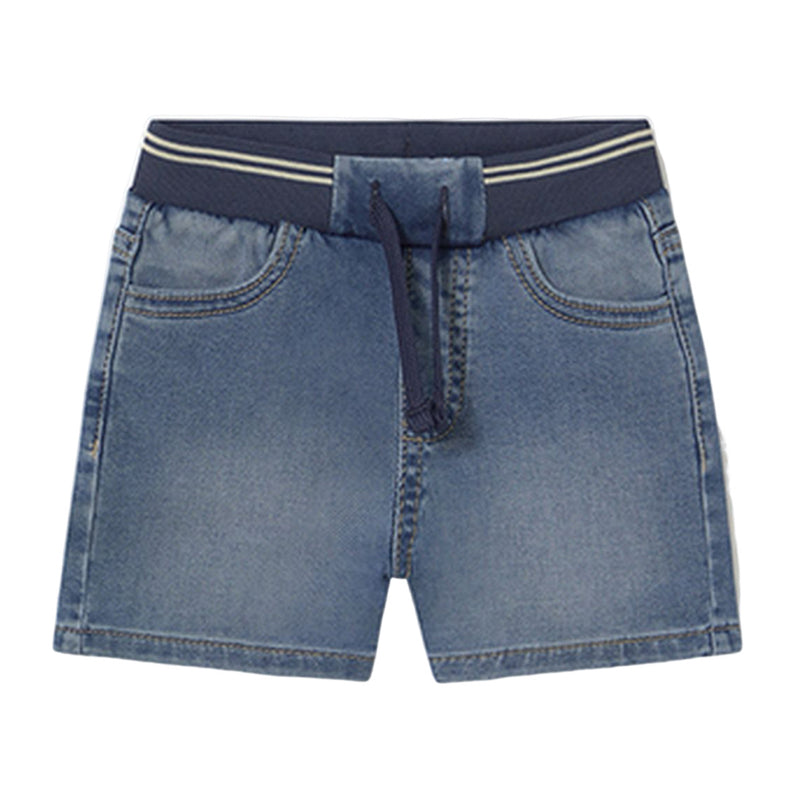 Medium Soft Denim Bermuda Shorts