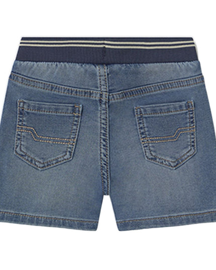 Medium Soft Denim Bermuda Shorts