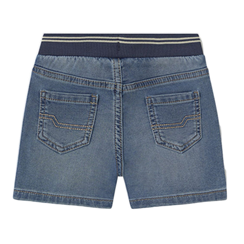 Medium Soft Denim Bermuda Shorts