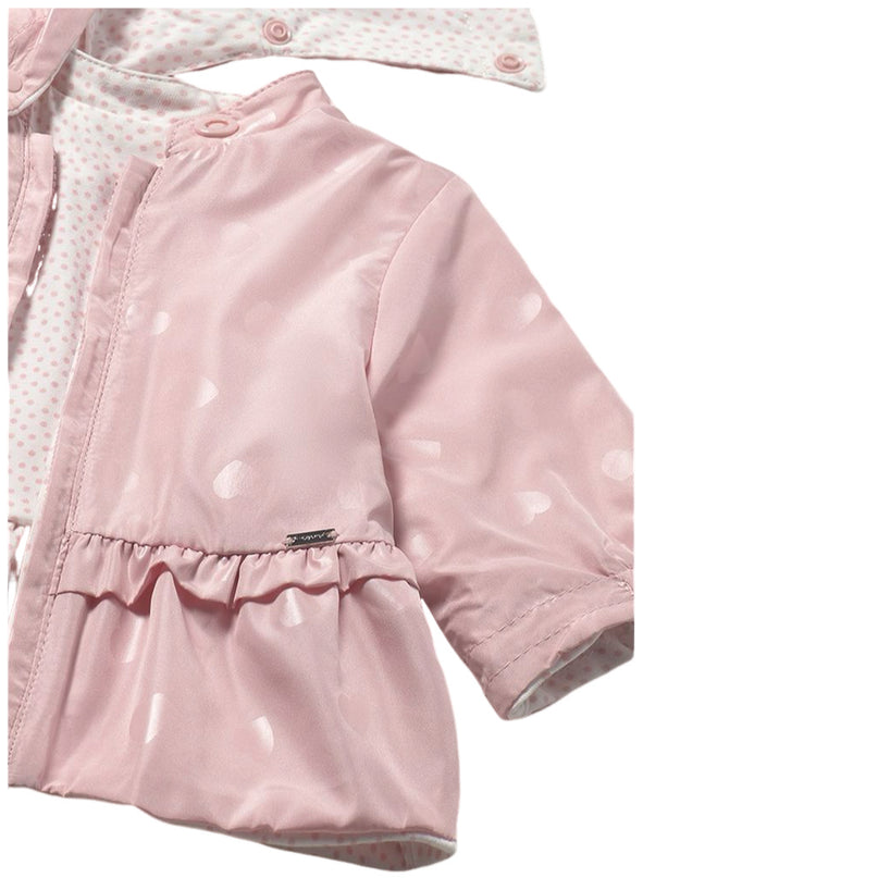 Baby Rose Newborn Reversible Windbreaker