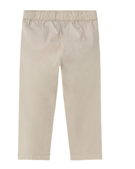 Beige Baby Straight-Leg Pants