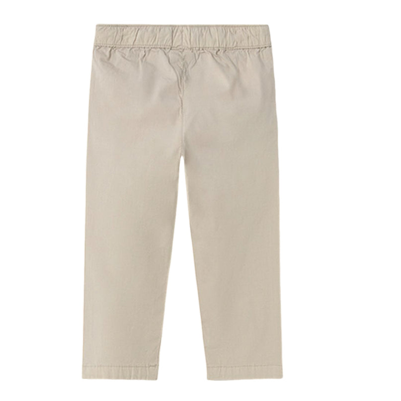 Beige Baby Straight-Leg Pants