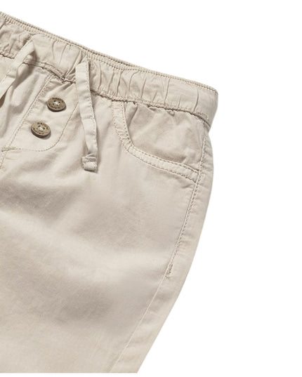 Beige Baby Straight-Leg Pants