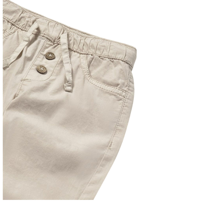 Beige Baby Straight-Leg Pants