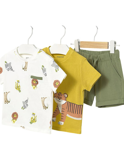 Boys Safari Gold Knit Set