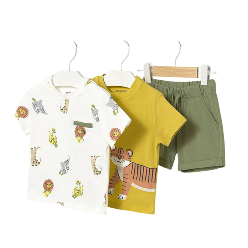 Boys Safari Gold Knit Set