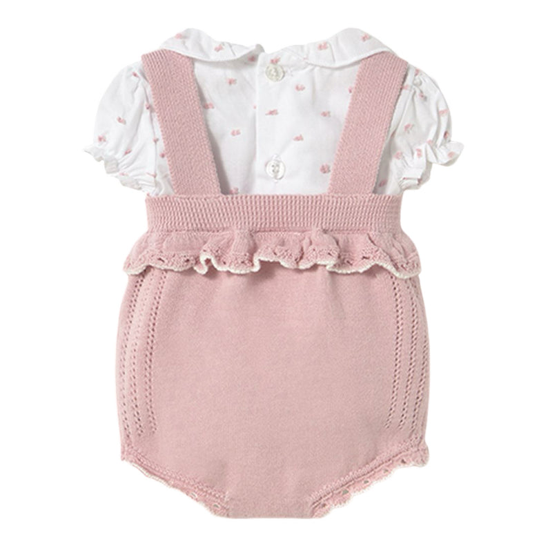 Newborn Knit Sakura Romper Set