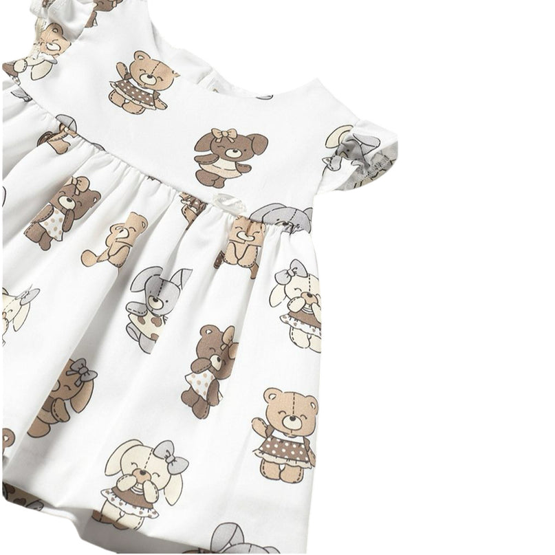 Cookie Teddy Ruffle Dress