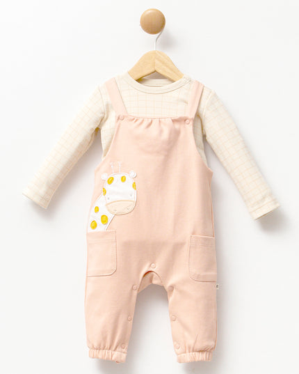 kids-atelier-moi-noi-baby-girl-peach-giraffe-overalls-outfit-mnb1135