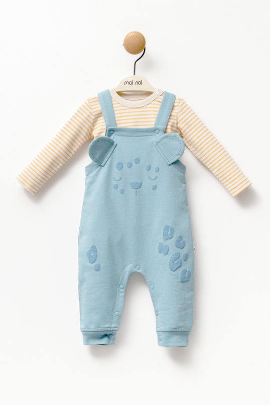 Blue Tiger Overalls Outfit