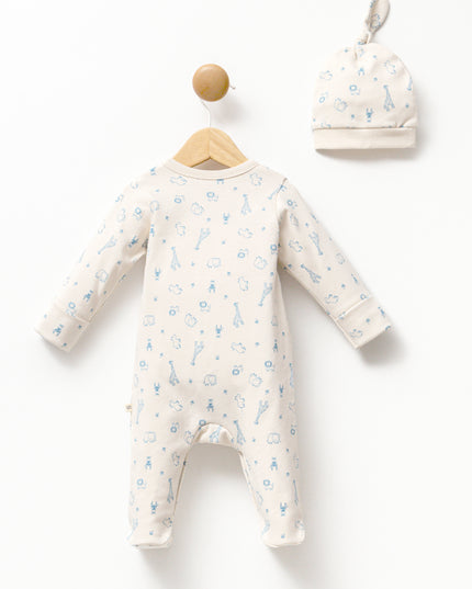 kids-atelier-moi-noi-baby-boy-cream-safari-print-babygrow-hat-mnb1144