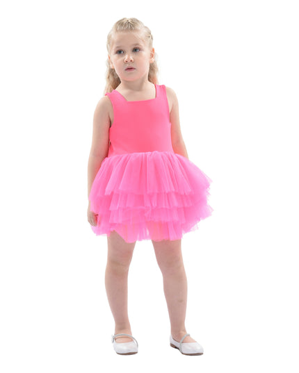 Pink French Rose Tutu Dress