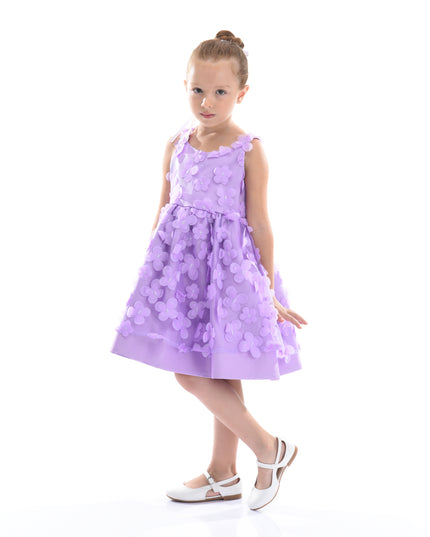 Purple Lago Floral Dress