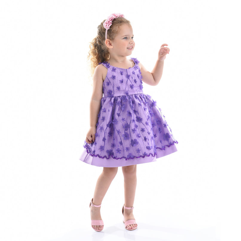 Purple Ravine Floral Dress