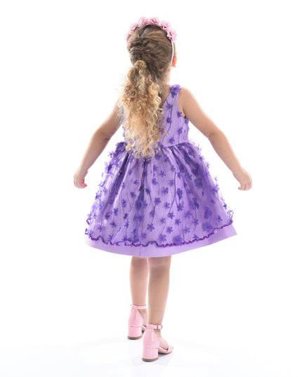 Purple Ravine Floral Dress