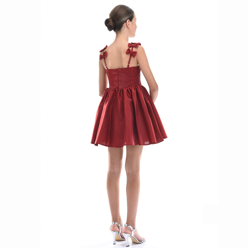 Red Bow Dumont Dress