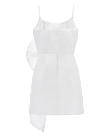 White Bow Livonia Dress