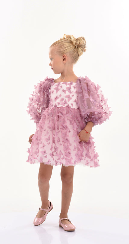 Pink Bell Mariposa Dress