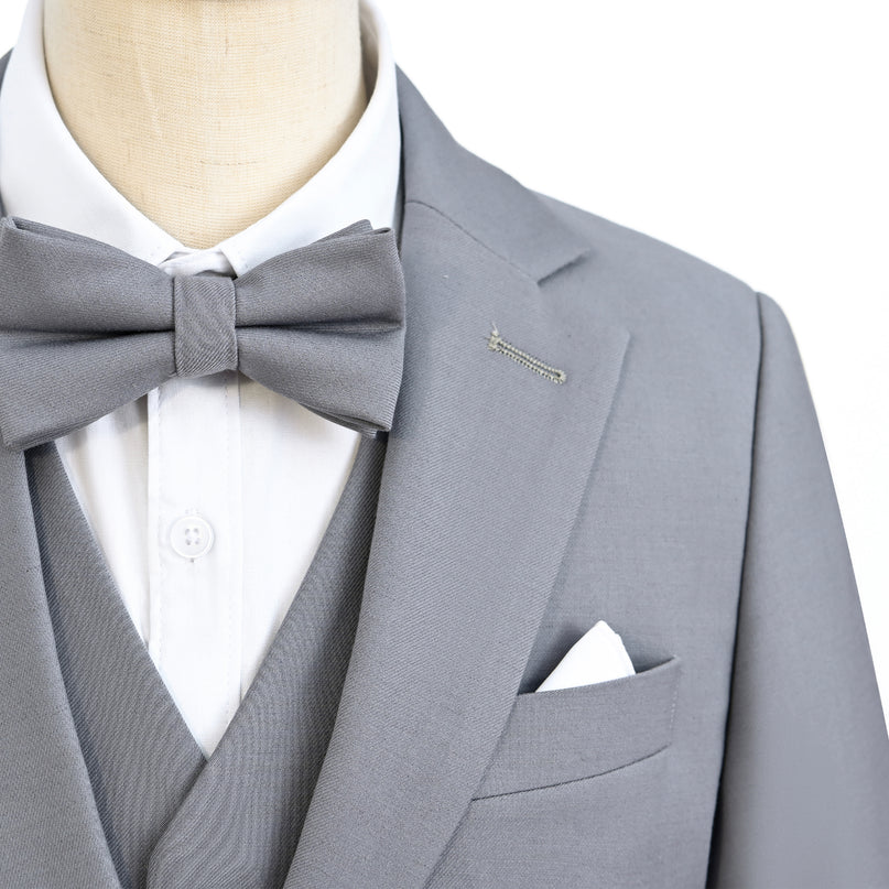 Gray 5pc Peak Lapel Tuxedo