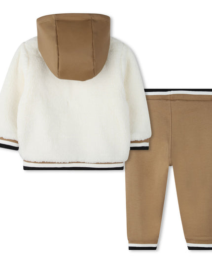 White & Brown Tracksuit