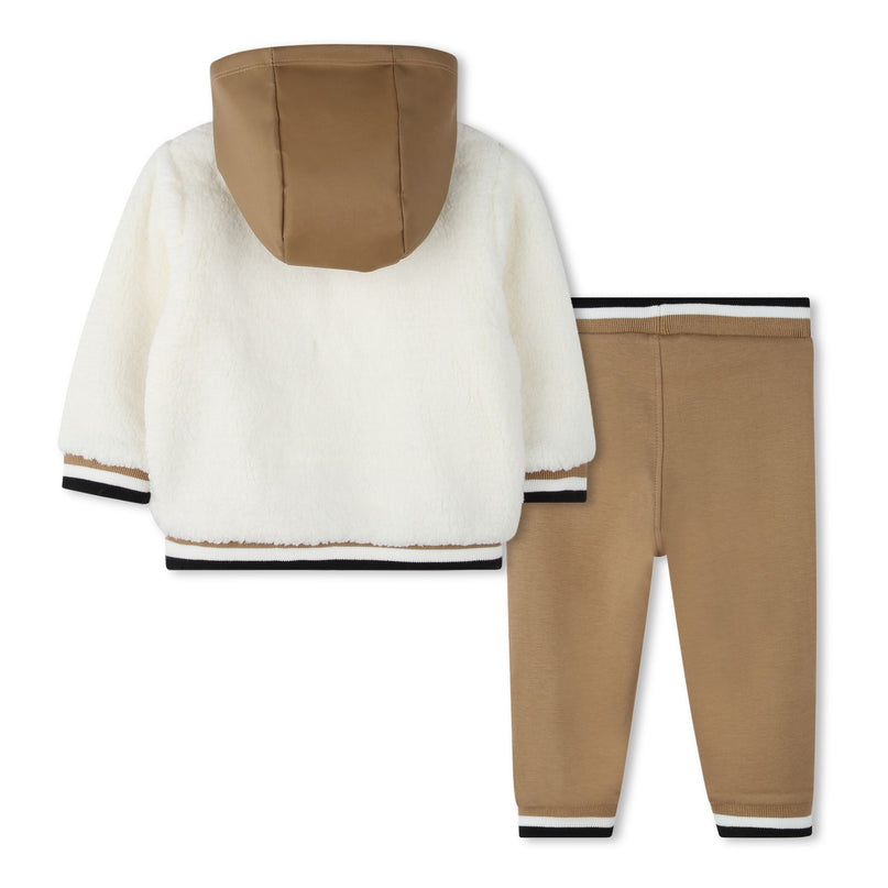 White & Brown Tracksuit