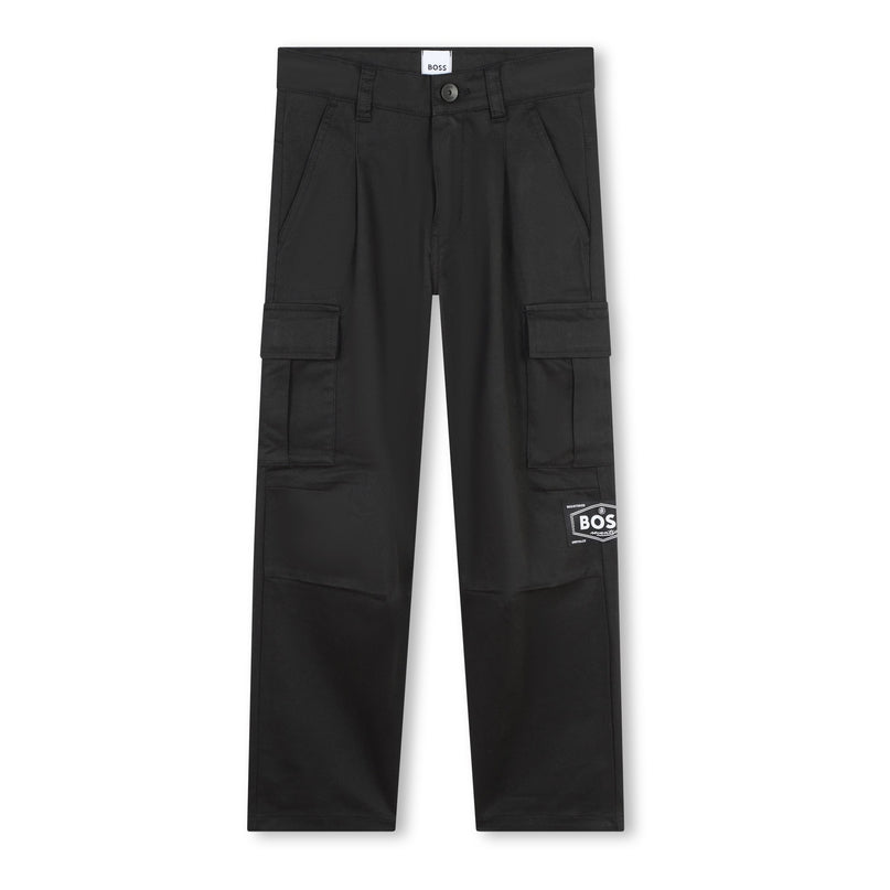 Black Logo Trousers