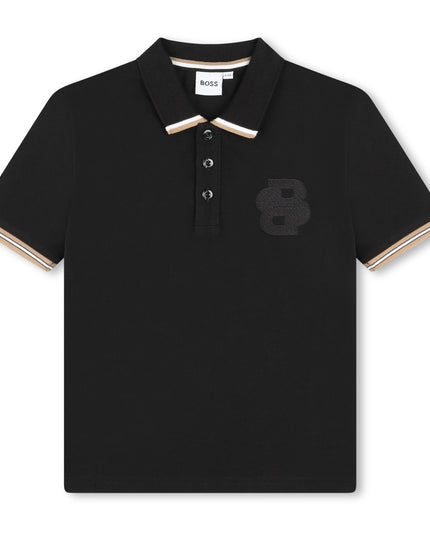 Black Logo Polo