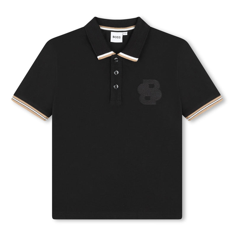 Black Logo Polo