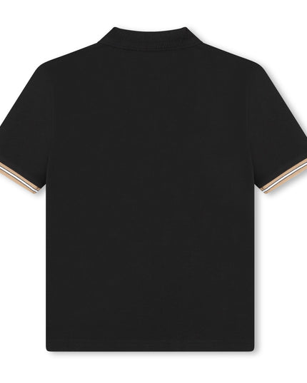 Black Logo Polo