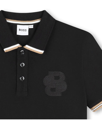 Black Logo Polo