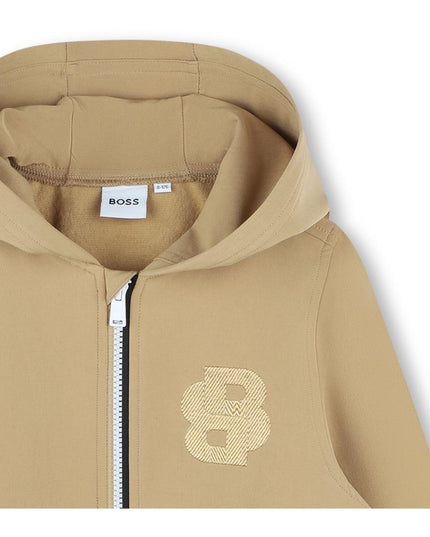 Brown Hooded Sweatshirt