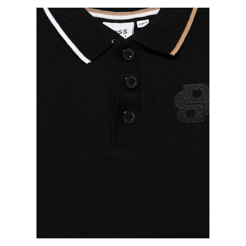 Black Logo Polo