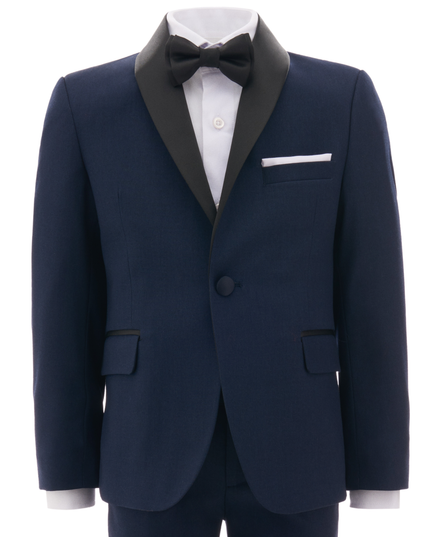 Navy Shawl Lapel Suit