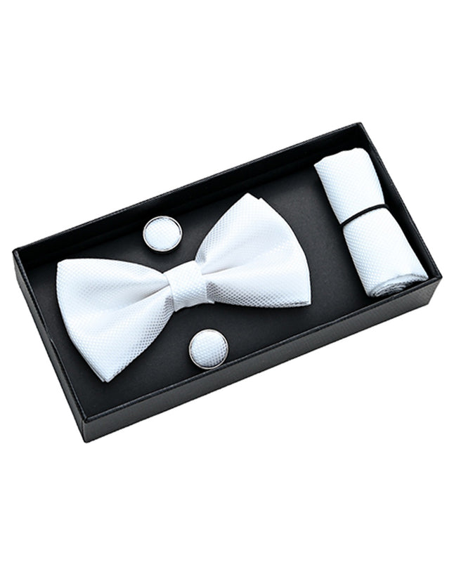 moustache-kids-white-crosshatched-bowtie-cufflinks-square-set-set