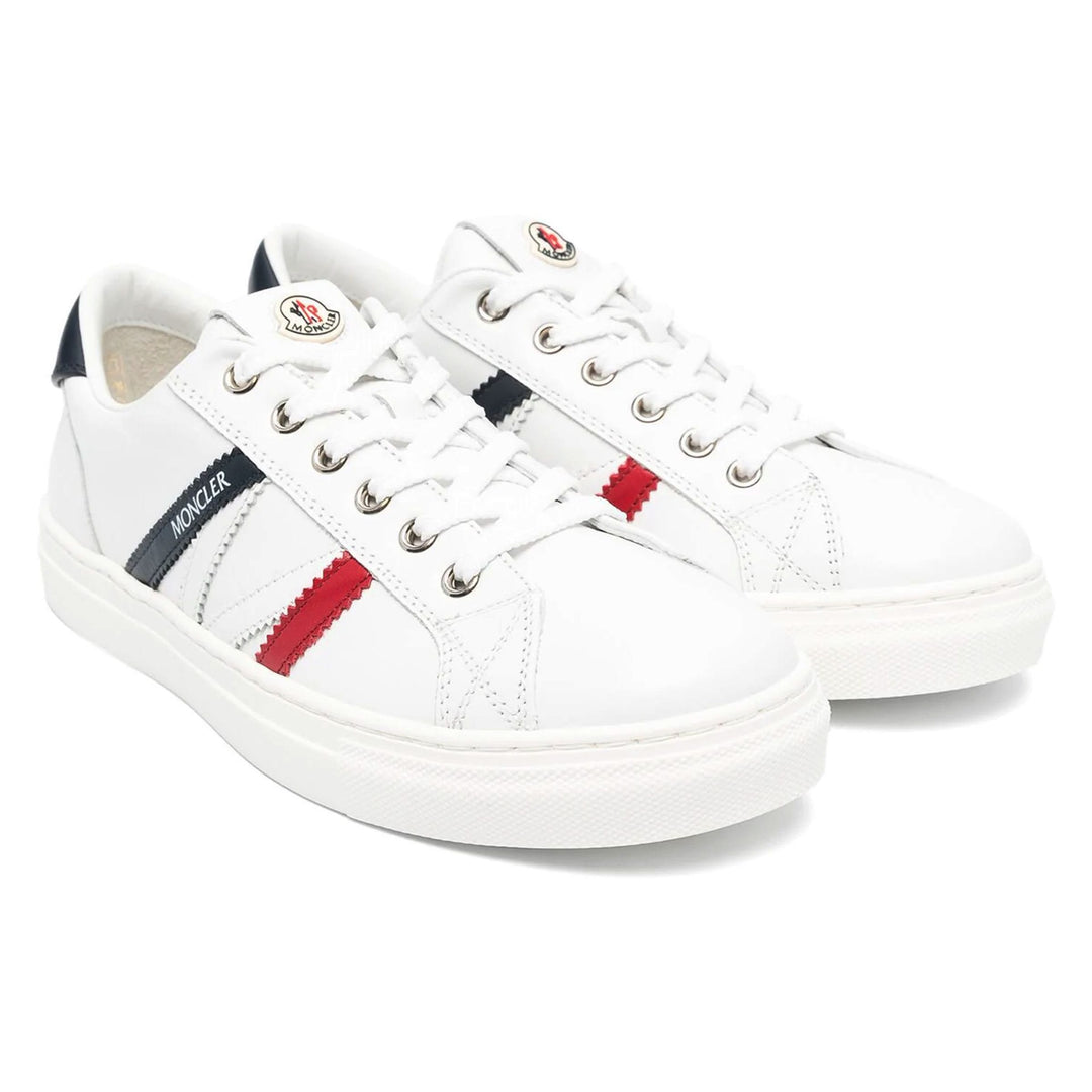 moncler-j1-954-4m000-20-m2969-p07-White Logo Sneakers