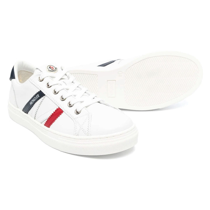 moncler-j1-954-4m000-20-m2969-p07-White Logo Sneakers