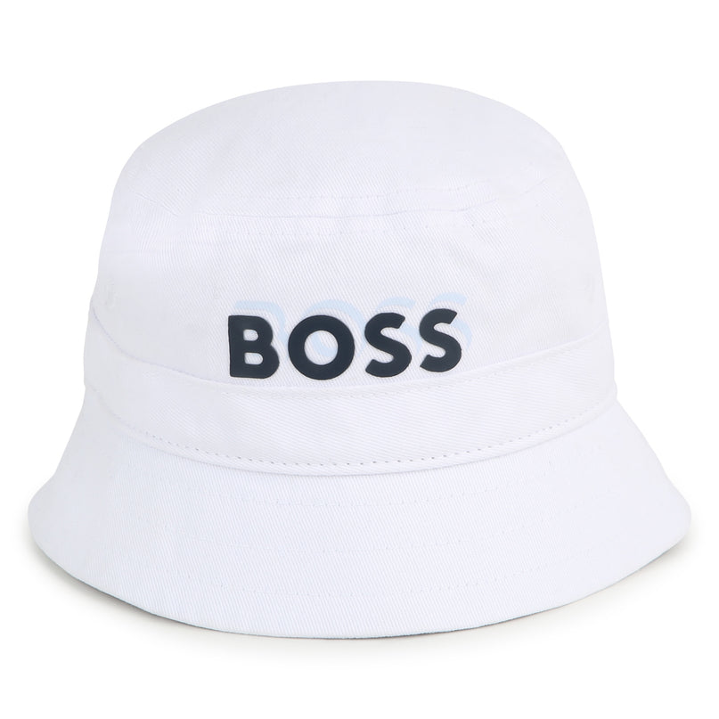 White Logo Bucket Hat