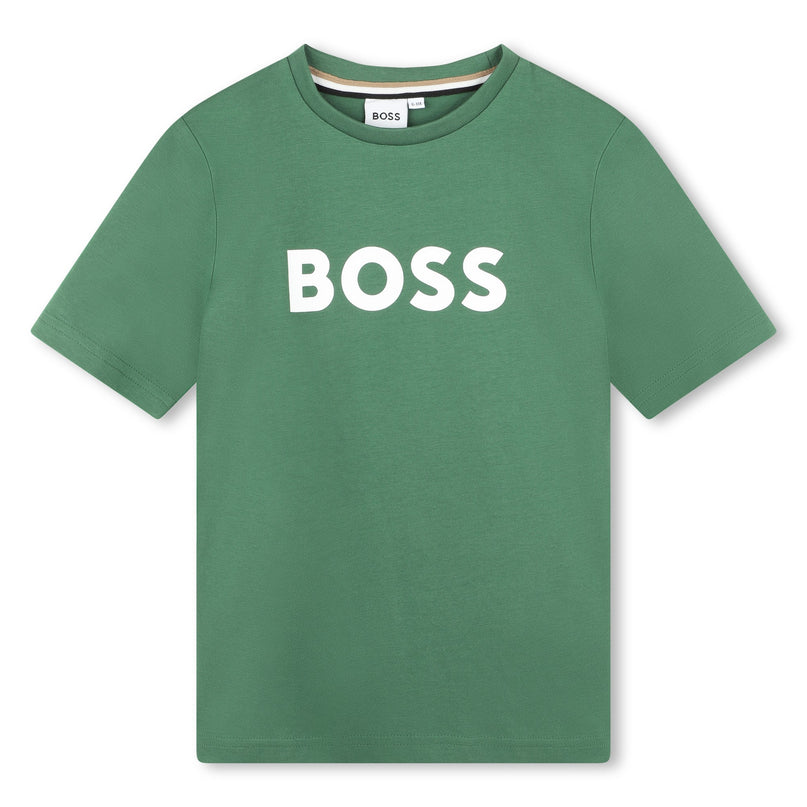 boss-j50718-651-kb-Green Logo T-Shirt