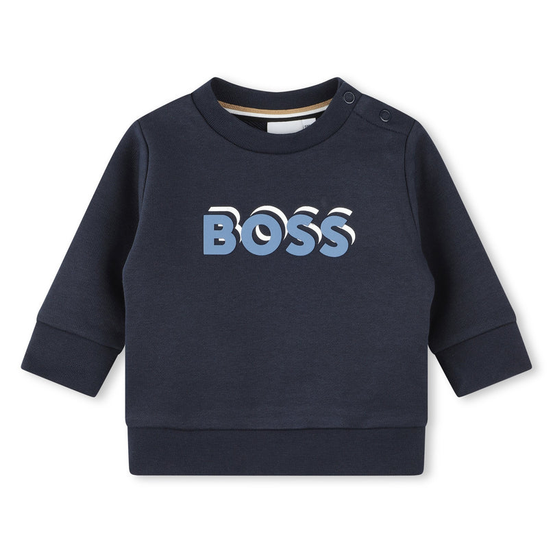 boss-j50600-849-bb-Navy Logo Sweatshirt