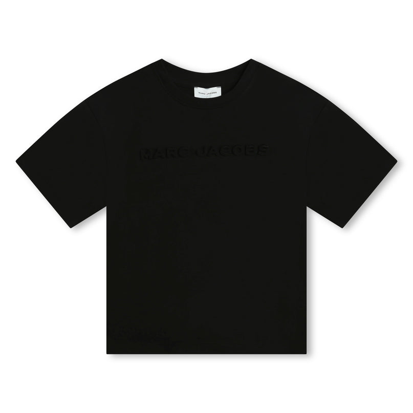 marc-jacobs-w60039-09b-Black Logo T-Shirt