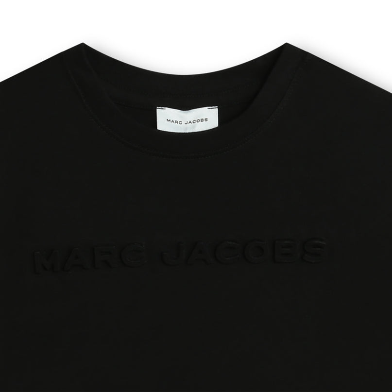 marc-jacobs-w60039-09b-Black Logo T-Shirt