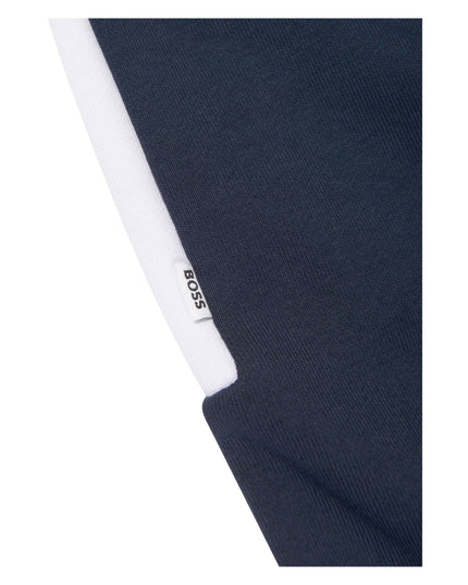 Blue Colorblock Logo Joggers