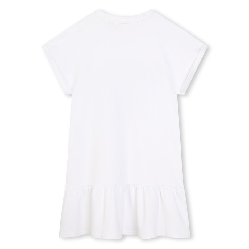 givenchy-h30286-10p-kg-White Short Sleeved Dress